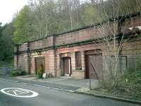 Caledonian Railway Lanarkshire and Dumbartonshire line, Bowling Station (front).<br><br>[Alistair MacKenzie 13/04/2007]