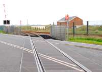View from the level crossing of the junction of the new(ish) Battleship Wharf coal import line with the North Blyth line.<br><br>[Ewan Crawford 02/05/2012]