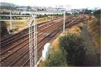 View looking west over the site of Greenock Ladyburn shed.<br><br>[Ewan Crawford //]