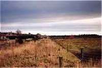 View looking east towards the site of the former Morayshire Brickworks. The line froms from left to right.<br><br>[Ewan Crawford //]
