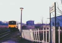 Train approaching Newark Castle station.<br><br>[Ian Dinmore //]