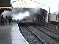 We miss this! Steam lingering.<br><br>[Brian Forbes /05/2006]