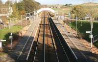 Looking north over Portlethan station towards Aberdeen, 2006.<br><br>[John Furnevel /11/2006]