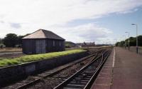 Wick station and yard in August 1989.<br><br>[John McIntyre 15/08/1989]