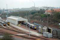Works for Cowlairs extend even as far as the new Eastfield depot.<br><br>[Ewan Crawford 20/12/2006]