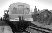 Railtour at Oakley station in 1974.<br><br>[Bill Roberton //1974]
