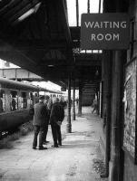 <I>Still, who knows what might be here in 35 years time...</I> Members of the crew of a special ponder the future at Alloa station in 1973.<br><br>[Bill Roberton //1973]