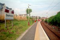 Drumfrochar, a new station on the line to Wemyss Bay. Looking to Port Glasgow.<br><br>[Ewan Crawford //]