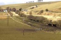 Waverley route south of Heriot, March 2007. <br><br>[Bill Roberton /03/2007]