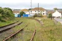 View west from the end of the platforms at the former Stranraer Town on 31 May 2007. The station building has recently been demolished.<br><br>[John Furnevel 31/05/2007]
