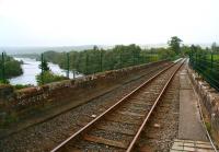 View south over the Oykel Viaduct towards Culrain on 30 August from Invershin station platform with the Kyle of Sutherland below.<br><br>[John Furnevel 30/08/2007]