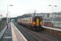 156 435 at Priesthill and Darnley in January 2008 with a service for Glasgow Central.<br><br>[David Panton 12/01/2008]