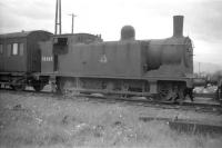 A dejected looking McIntosh 0-6-0T No 56365 stands with other <I>stored</I> locomotives alongside Stirling South shed in May 1959.<br><br>[Robin Barbour Collection (Courtesy Bruce McCartney) 19/05/1959]