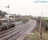 Looking east at the junction between the Newcastle and Carlisle Railway and the earlier Earl of Carlisles Waggonway to Lambley.<br><br>[Ewan Crawford //]