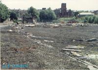The former EMU depot at Hyndland after demolition. The Hyndland terminus station was to the right. The site is now built on.<br><br>[Ewan Crawford //1988]