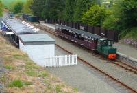 View west over the Kilmeadan terminus of the Waterford & Suir Valley Heritage Railway on 18 May 2008. The 3ft gauge line is built on 6km of the former CIE Waterford to Mallow via Dungarvan branch.<br><br>[Colin Miller 18/05/2008]