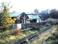 Tracklifting is imminent in this view south from Trinity station in October 1985.<br><br>[David Panton 26/10/1985]