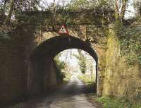 A bridge on the Wigtown line on 5 April 2009, just south of the Bladnoch Viaduct.<br><br>[Colin Miller 05/04/2009]