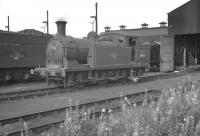 Reid ex-NBR N15 no 69143 on shed at Thornton Junction in the late 1950s.<br><br>[Robin Barbour Collection (Courtesy Bruce McCartney) //]
