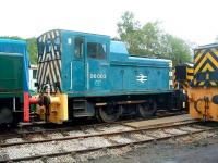 The class 06 DM shunters were built by Andrew Barclay at the end of the 1950s for use on BR Scottish Region. Seen here at the Peak Rail Centre, Rowsley, on 27 May 2009 is no 06 003, thought to be the last surviving member of the class.  <br><br>[Colin Alexander 27/05/2009]