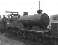 Fowler 2P no 40694 stored minus tender on Bescot shed awaiting disposal on 2 December 1962 having been officially withdrawn the previous month. The locomotive was eventually cut up at Crewe in July 1963.<br>
<br><br>[David Pesterfield 02/12/1962]