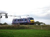 First ScotRail liveried 90024 stands at signals south of Winsford Station <br><br>[David Pesterfield 22/09/2009]