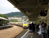 A class 67 arrives at Bath with <I>The Northern Belle</I> in August 2007.<br><br>[Bruce McCartney 28/08/2007]