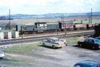 The last scheduled freight from Hawick at the south end of Millerhill Yard on 25th April 1969 near the site of Millerhill station (closed November 1955).<br><br>[Bruce McCartney 25/04/1969]