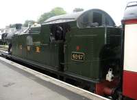 Ex-GWR 2-8-0 tank no 4247 at Bodmin General on the Bodmin and Wenford Railway in August 2008.<br><br>[Bruce McCartney 28/08/2008]