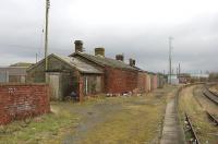 Looking east from Stranraer Town Station, taken in March 2006, not long before the site was cleared. <br>
<br><br>[Colin Miller 27/03/2006]