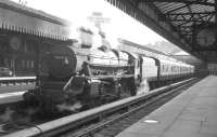 Black 5 no 44998 stands at Glasgow's Buchanan Street station c 1964.<br><br>[K A Gray //1964]