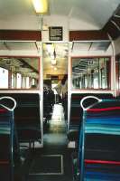 The sparse comforts of a first generation DMU, in this case a Class <br>
117 photographed in June 1997. <br>
<br><br>[David Panton /06/1997]