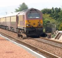 67017 with <I>The Northern Belle</I> heading for Dundee, seen about to pass Springfield on 21 May.<br><br>[Brian Forbes 21/05/2010]