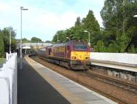 67 025 at Aberdour with the morning loco-hauled Inner Circle service on 3 June 2010<br><br>[David Panton 03/06/2010]