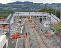Hive of activity. Scene at Armadale on 27 July 2010 looking towards Bathgate.<br><br>[John Furnevel 27/07/2010]
