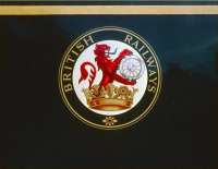 One of a number of variations on the BR <I>Lion & Wheel</I> photographed in 1959. The descriptive terms 'Emblem', 'Crest' and 'Insignia' tended to be used at that time, pre-dating the more modern marketeer's catch-all 'Logo'.<br><br>[A Snapper (Courtesy Bruce McCartney) //1959]