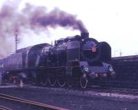 Looking as if it is heading for Paris at full speed, but actually on the demonstration line at Steamtown, is SNCF 231 K 22. This Pacific dated from 1920 and had worked until 1966. At this time it was owned by the late Dr Peter Beet, who rescued many steam locomotives, but it subsequently moved to a German heritage line.<br><br>[David Hindle //1976]