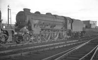 Scene at Crewe South in October 1961 with Black 5 no 44755 on shed.<br><br>[K A Gray 01/10/1961]
