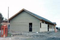 The new station building under construction at Boness in 1997, view from the yard.<br><br>[Colin Miller //1997]
