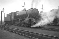 WD Austerity 2-8-0 no 90350 in the shed yard at Thornton Junction in October 1964.<br><br>[K A Gray 30/10/1964]