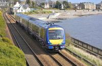 170 418 has just past the former station at West Ferry on 8 April 2011 as it heads south towards Dundee.<br><br>[Bill Roberton 08/04/2011]