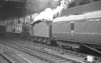 61942 runs into Newcastle Central on 22 July 1961 with a summer Saturday arrival from Scarborough.<br><br>[K A Gray 22/07/1961]