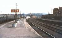 Looking out from platforms 2 & 3 at Whitby in 1974.<br><br>[Ian Dinmore //1974]