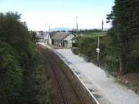 View west over Plockton Station towards Kyke of Lochalsh on 18 September 2011.<br><br>[Alistair MacKenzie 18/09/2011]