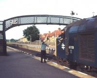 Token exchange at Nairn in 1979.<br><br>[Ian Dinmore //1979]