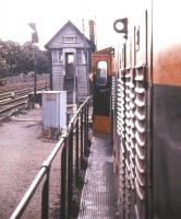<I>I can see you too....</I> Held up by a signal check at the appropriately named Limerick Check signal box in the summer of 1988.   <br><br>[Ian Dinmore /07/1988]