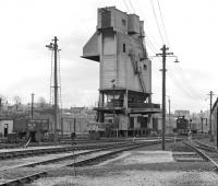 The coaling plant at Carnforth on 8th May 1977.<br><br>[Bill Jamieson 08/05/1977]