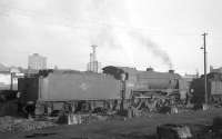 S15 4-6-0 no 30842 photographed on 23 October 1964 in the shed yard at Nine Elms. The locomotive was finally withdrawn from Eastleigh shed in September 1965. <br><br>[K A Gray 23/10/1964]