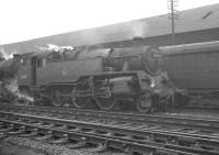 BR Standard Class 4 2-6-4T no 80007 photographed on St Margarets shed in early 1965.<br><br>[K A Gray //1965]