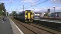 Super Sprinter no 156513 runs through Barassie with 1K95, a non stop service from Glasgow Central to Stranraer via Kilwinning and Irvine<br><br>[Ken Browne 26/09/2012]